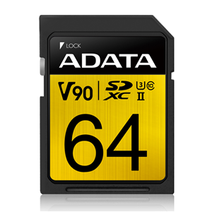 ADATA Premier One UHS-II U3 V90 SDXC Card 64GB