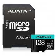 ADATA Premier Pro microSDXC UHS-I U3 A2 V30 Card 128GB + Adapter