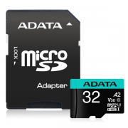 ADATA Premier Pro microSDXC UHS-I U3 A2 V30 Card 32GB + Adapter
