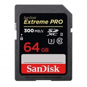 SanDisk EXTREME PRO SDXC 64GB 300MB/S UHS-II U3